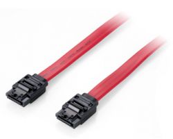 Cable EQUIP SATA3/M a SATA3/M 1m Rojo/Negro