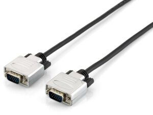 Cable EQUIP VGA/M a VGA/M 10m Negro/Plata