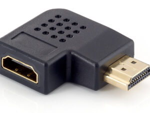 Adaptador EQUIP HDMI/M a HDMI/H 90º Negro
