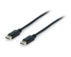 Cable EQUIP DP/M a DP/M 1m Negro Cable EQUIP DP/M a DP/M 1m Negro