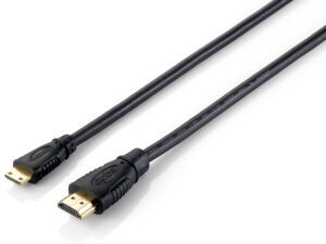 Cable EQUIP HDMI A/M a HDMI C/M 1m Negro