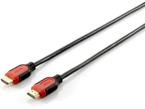 Cable EQUIP HDMI A/M 1m Negro/Rojo