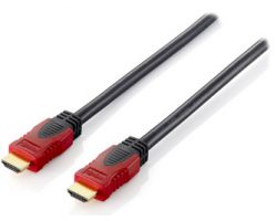 Cable EQUIP HDMI A/M a HDMI A/M 3m Negro/Rojo