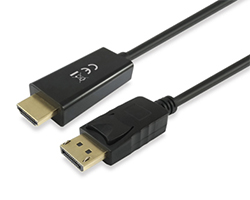 Cable EQUIP DP/M a HDMI/M 3m Negro