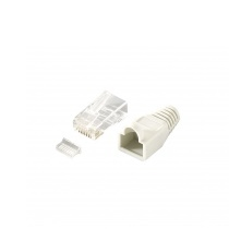 Conector EQUIP RJ45 Cat.6 Kit 100 Capuchón Conector EQUIP RJ45 Cat.6 Kit 100 Capuchón