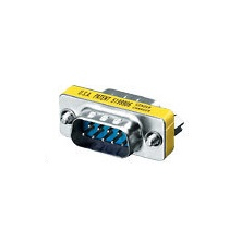 Adaptador EQUIP RS232 DB9/M a DB9/M Plata