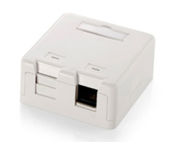 Caja de Superficie EQUIP para 2 Rosetas