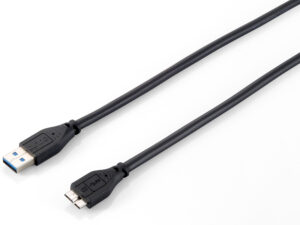 Cable EQUIP USB-A/M a mUSB-B/M 2m Negro