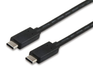 Cable EQUIP USB-C/M a USB-C/M 1m Negro