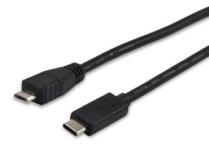 Cable EQUIP USB-C/M a mUSB-B/M 1m Negro
