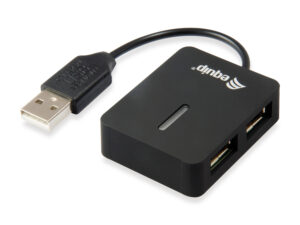 Mini Hub EQUIP Life Travel 4xUSB 2.0 Negro