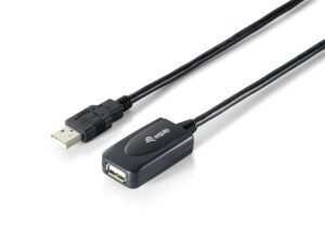 Cable EQUIP USB-A/M a USB-A/H 5m Negro