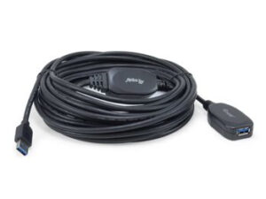 Cable EQUIP USB-A/M a USB-A/H 10m Negro
