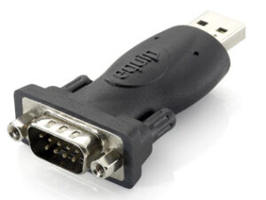 Adaptador EQUIP USB 2.0/M a RS232/M Negro