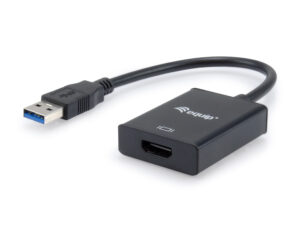 Cable EQUIP USB-A/M a HDMI/H 0.25m Negro