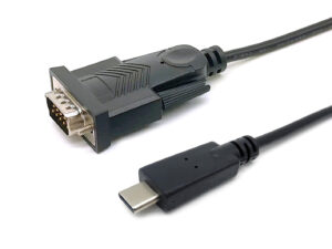 Cable EQUIP USB-C/M a RS232 DB9/M 1.5m Negro