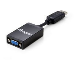 Adaptador EQUIP DP/M a VGA/H 0.15m Negro