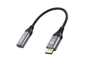 Cable EQUIP DP/M a HDMI/H 15cm Negro/Gris