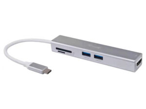 Adaptador EQUIP USB-C a HDMI/USB-A/Lector