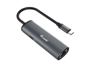 Adaptador EQUIP USB-C a RJ45/USB-C PD 100W