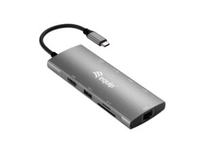 Adaptador EQUIP Usb-C 9en1 Usb HDMI RJ45