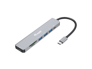 Dock Station EQUIP USB-C a HDMI/3USB-A/PD