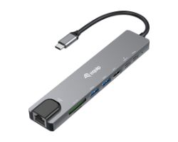 Docking EQUIP  8 en 1 USB-C 25cm Negro/Gris