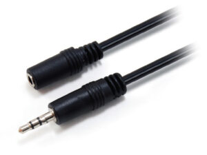 Cable EQUIP 3.5mm/M a 3.5mm/H 2.5m Negro