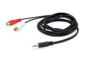 Cable EQUIP Audio 1x3.5mm/M a 2xRCA/H 2.5m