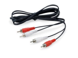 Cable EQUIP Audio 2xRCA/M a 2xRCA/M 2.5m
