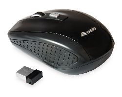 Ratón EQUIP Life Óptico RF 1600dpi Negro