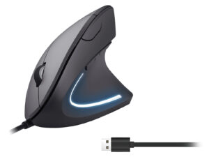 Ratón Vertical EQUIP USB-A 3200dpi Negro