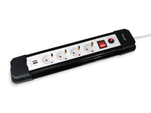 Regleta EQUIP 4xSchuko 2xUSB Interruptor