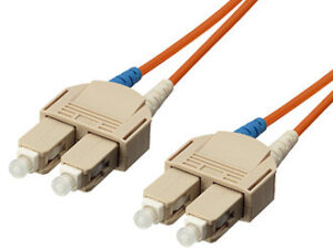 Fibra Óptica EQUIP SC/M a SC/M 1m Naranja