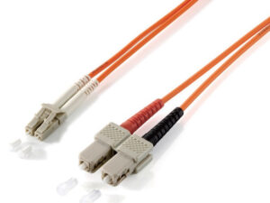 Fibra Óptica EQUIP LC/M a SC/M 1m Naranja