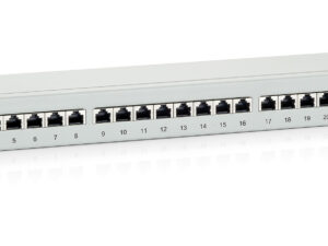 EQUIP Patch Panel 24p Cat.6 Apantallado Gris