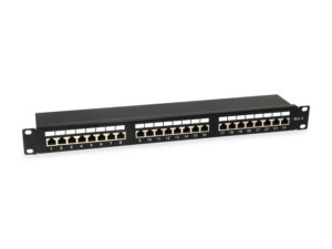 EQUIP Patch Panel 24p Cat.6 Apantallado Negro (EQ326425