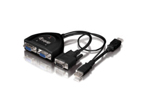 Splitter EQUIP 1xVGA In 2xVGA Out Negro