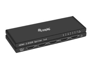 Splitter EQUIP 4K 1xHDMi In 4xHDMI Out Negro