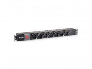 Regleta EQUIP 7 Tomas 1.8m Rack 19" Negra
