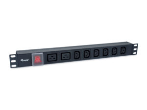 Regleta Equip Rack 19" 1u 6Tomas+2Tomas