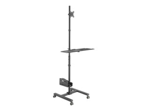 Soporte Suelo EQUIP 17"-32" 4 Ruedas Negro