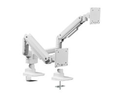 Soporte Mesa EQUIP 2Brazos 17"-35" Blanco
