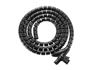 Organizador Cables EQUIP en Espiral 1m Negro