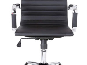 Silla de Oficina EQUIP Respaldo Medio Negra