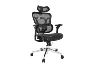 Silla Oficina EQUIP Respaldo de Malla Negra