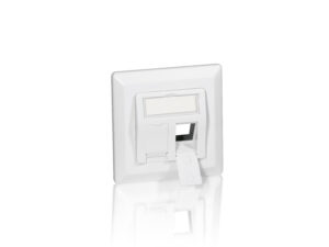 Marco Roseta EQUIP para 2 Conectores Blanco
