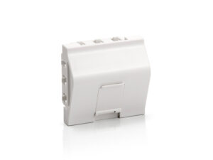Roseta EQUIP para 1 Conector Blanco