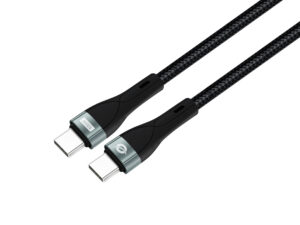 Cable CONCEPTRONIC USB-C M/M 100W 1.2m Negro