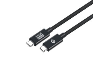 Cable CONCEPTRONIC USB-C M/M 240W 2m Negro